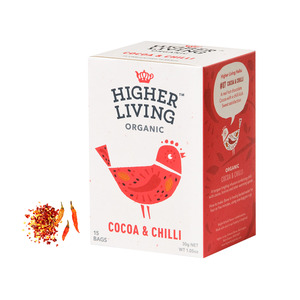 하이어리빙[HIGHER LIVING]유기농 코코아&amp;칠리 TEA