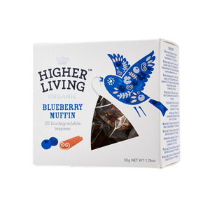 하이어리빙[HIGHER LIVING]유기농 블루베리 머핀 TEA
